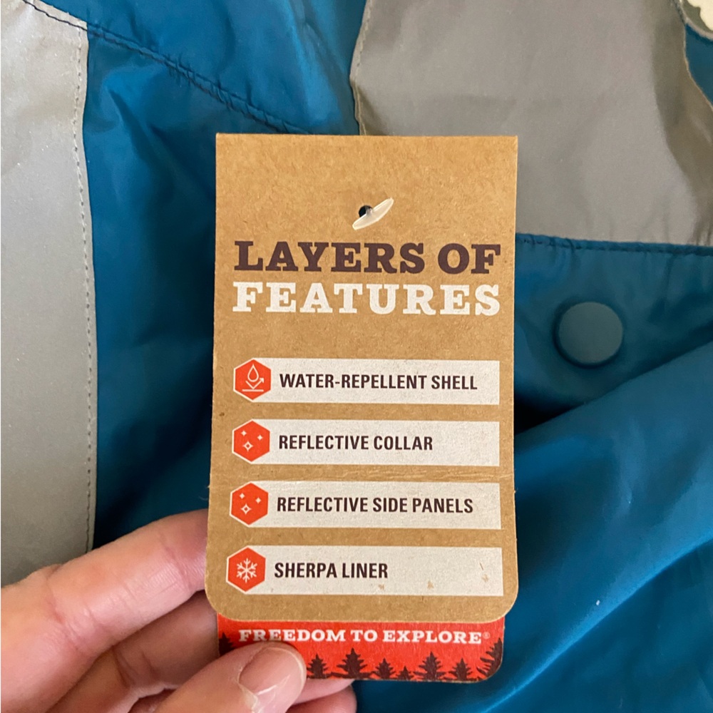 Arcadia Trail 3-in-1 Gray Dog Coat XXL - Picture 10 of 11